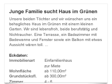 Beispiel-Suchanzeige